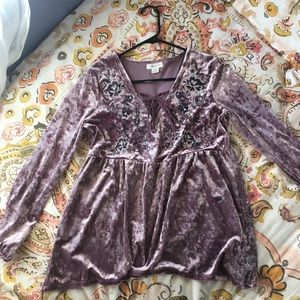 Style & co lavender blouse